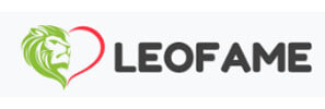 Leofame - Startupeditor | Startup Editor Leofame logo with lion and heart design, a platform offering Instagram free likes and social media growth services