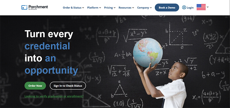 parchment | Startup Editor Parchment platform helping students and professionals share academic transcripts and verify diploma online.
