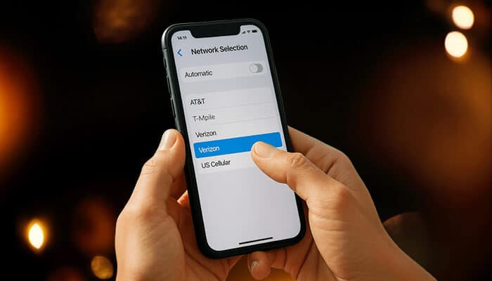 - Startup Stride iPhone displaying the 'Carrier Settings Update' prompt, helping resolve SOS mode issues by updating carrier settings and ensuring proper connectivity.