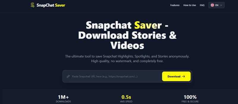 Best Anonymous Snapchat Story Viewer tool Snapchat Saver website offering anonymous story downloads and viewing without watermarks
