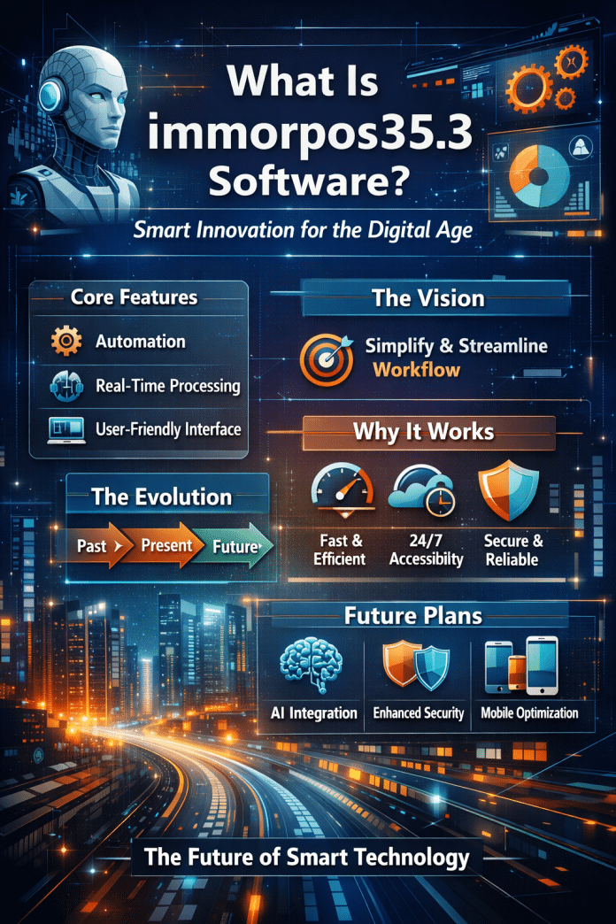 what is immorpos35.3 software