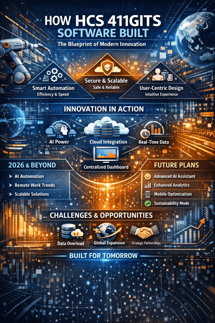 how hcs 411gits software built