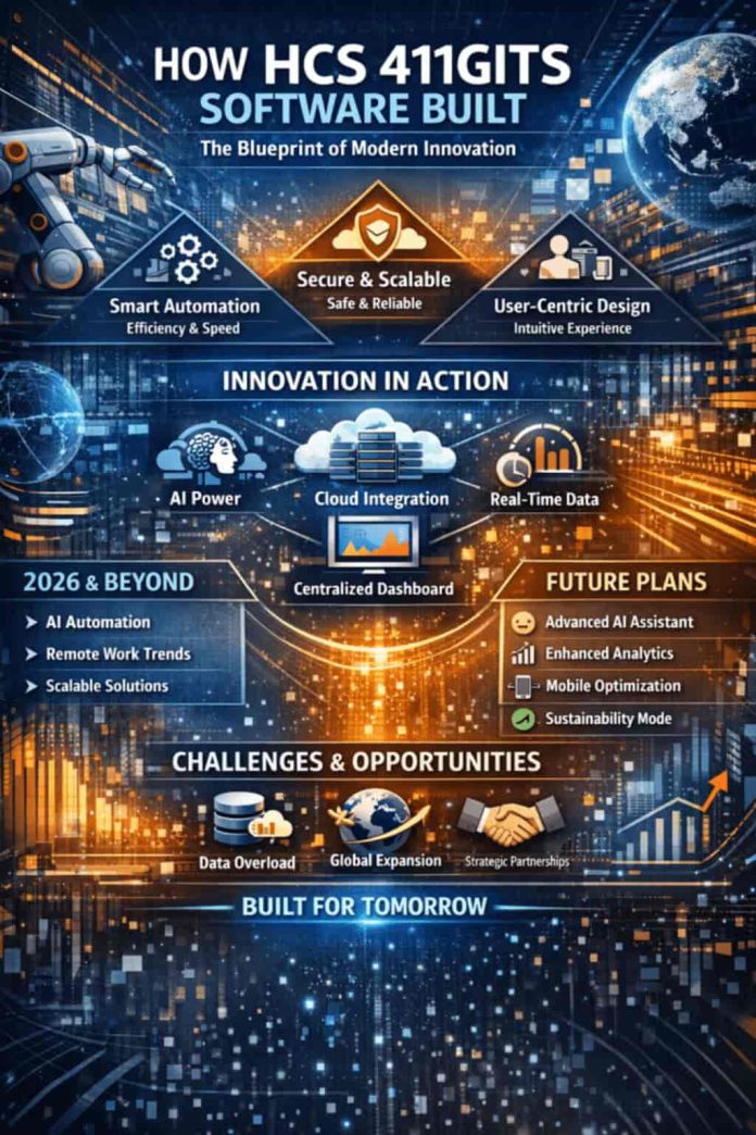 how hcs 411gits software built