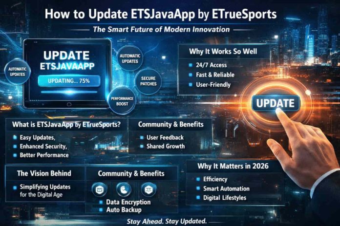 how to update etsjavaapp by etruesports