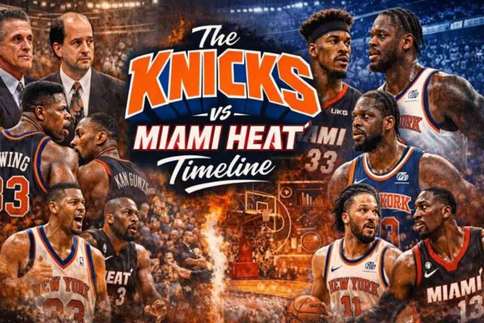 knicks vs miami heat timeline