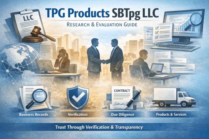 tpg products sbtpg llc