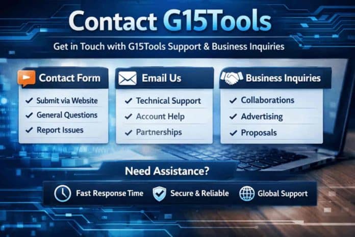 g15tools com contact
