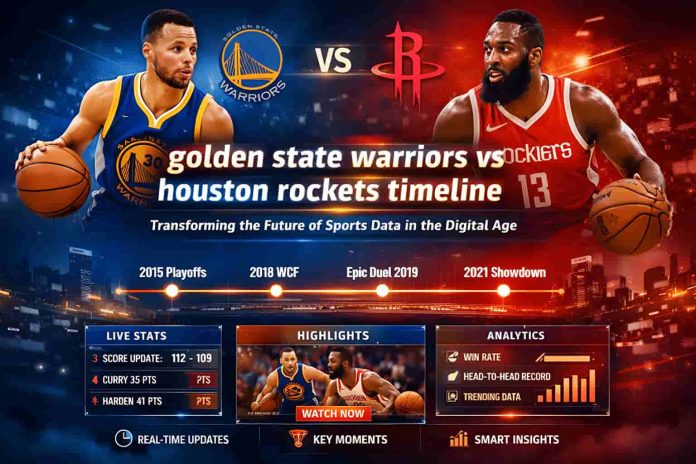 golden state warriors vs houston rockets timeline