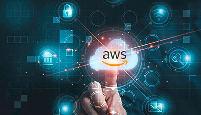 AWS Cost Optimization Strategies for Startups - Startupeditor | Startup Editor AWS startup credits concept with AWS cloud network, cybersecurity icons, and digital infrastructure representing startup cloud computing.