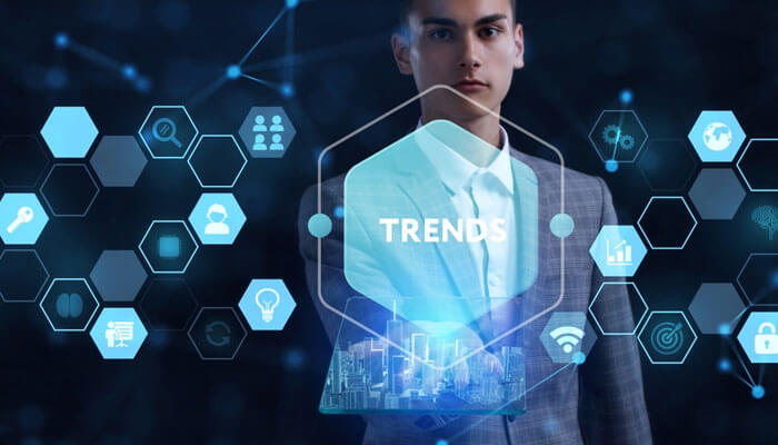 How to Prepare for Future Technology Trends in the USA - Startupeditor | Startup Editor Business professional analyzing digital trends and data representing Droven IO Future Technology USA innovation