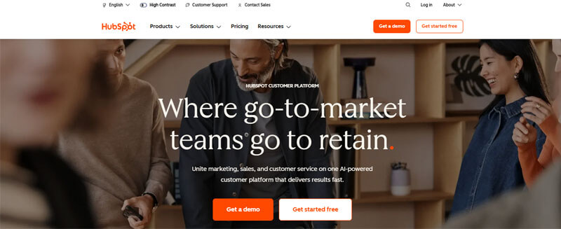 HubSpot - Startupeditor | Startup Editor HubSpot CRM platform example used in Growth Navigate Startup Tools for marketing automation and customer relationship management.