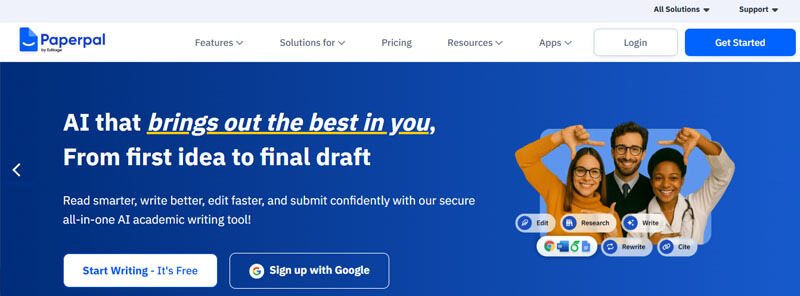 Paperpal - Startupeditor | Startup Editor Paperpal AI essay writer tool helping refine and organize essays with advanced features