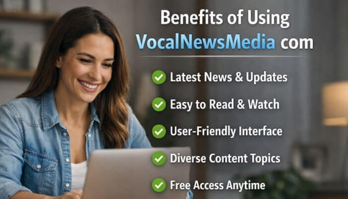 Benefits of Using VocalNewsMedia com - startupeditor | Startup Editor Benefits of Using VocalNewsMedia.com: Latest News, Easy-to-Read Interface, Diverse Content Topics, and Free Access Anytime - A user-friendly platform with valuable content.