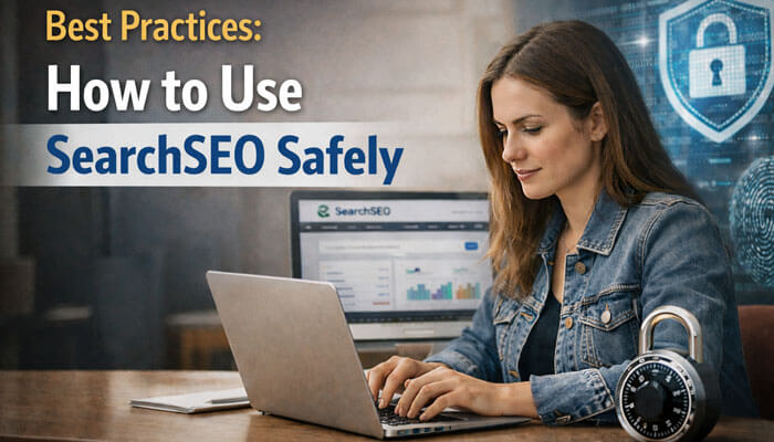 Best Practices How to Use SearchSEO Safely - Startup Editor | Startup Editor Buy Website Traffic SearchSEO: Discover the best practices for using SearchSEO safely to boost your website's traffic and SEO rankings. Secure your site with strategies that focus on real, quality traffic from residential IPs for sustainable growth.