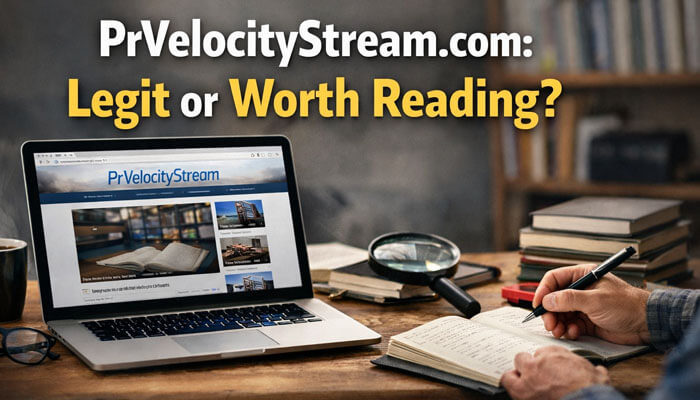 Is PrVelocityStream com Legit or Worth Reading - Startup Editor | Startup Editor PrVelocityStream com review 2026, exploring the credibility and worth of the site for readers seeking reliable content. The image emphasizes the scrutiny of content quality, legitimacy, and its SEO value, helping users decide if PrVelocityStream is a trustworthy source for online reading.