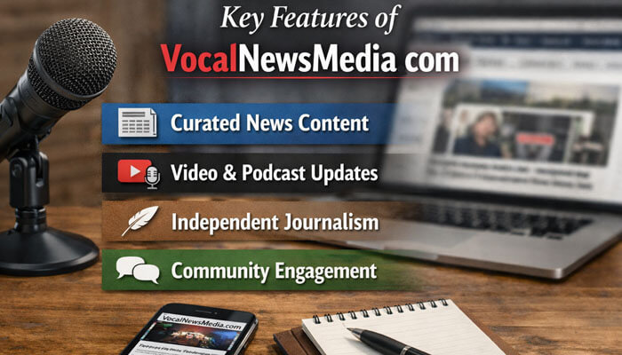 Key Features of VocalNewsMedia com - startupeditor | Startup Editor Key Features of VocalNewsMedia.com: Curated News Content, Video & Podcast Updates, Independent Journalism, and Community Engagement - A multi-category content platform.