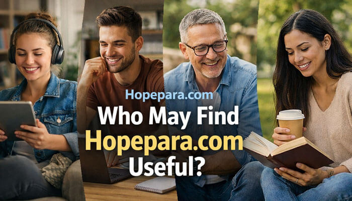 Who May Find Hopepara com Useful - Startup Editor | Startup Editor Hopepara com offers useful content for all ages, from students to retirees, covering diverse topics like technology, travel, and lifestyle.
