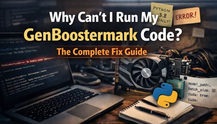 Why can't I run my GenBoostermark code? Troubleshoot missing dependencies, Python version issues, and configuration errors with our complete fix guide. Learn to resolve common problems like 'ModuleNotFoundError' and 'CUDA error' in this step-by-step troubleshooting guide.