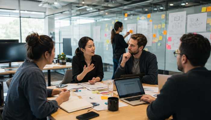 Skills Needed for a Chief of Staff Startup | Startup Editor Chief of Staff Startup team meeting with professionals discussing strategy, operations, and startup growth trends.