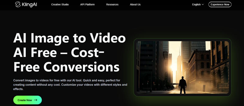 Kling AI - Startupeditor | Startup Editor Best Free AI Image to Video Tools 2026 showing Kling AI free image-to-video conversion tool for AI video creation.