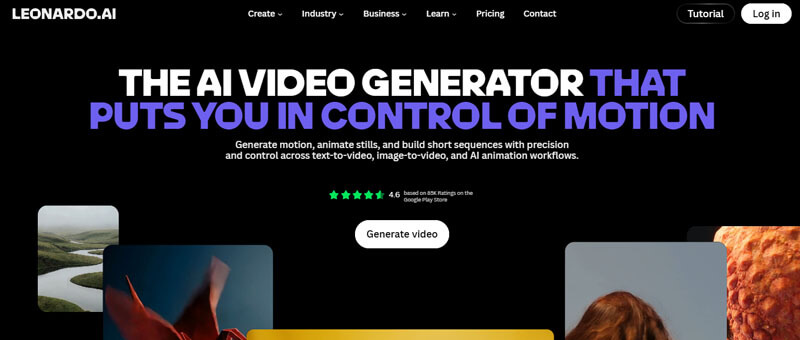 Leonardo AI - Startupeditor | Startup Editor Best Free AI Video Generators like Leonardo AI give creators more control over motion and animation.