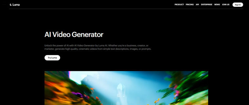 Luma Dream Machine - Startupeditor | Startup Editor Best Free AI Video Generators like Luma help create realistic AI videos from prompts and images.