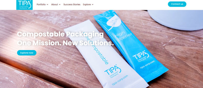 TIPA - Startupeditor | Startup Editor TIPA compostable packaging brand listed among the best eco-friendly startups to support for sustainable packaging.