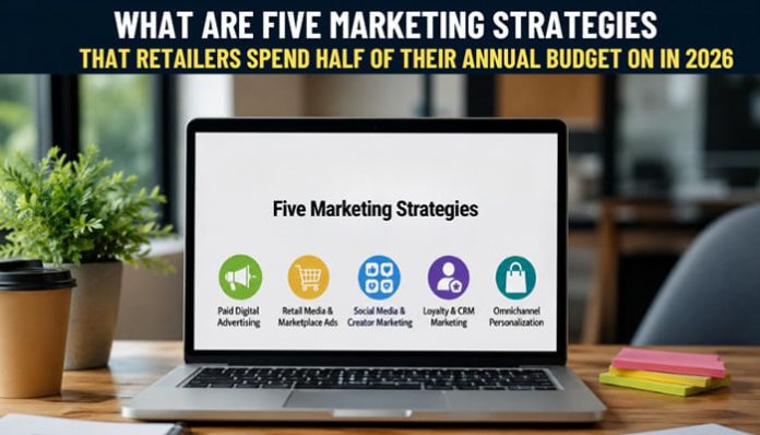 Arabic budgeting worksheet symbolizing What Are Five Marketing Strategies That Retailers Spend Half of Their Annual Budget On?