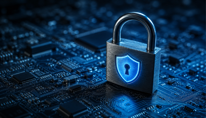 Device Security Before Login | Startup Editor Cybersecurity lock image representing Tasiktoto Login safety and device protection