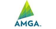 AMGA - Startupeditor | Startup Editor AMGA logo: a blue and green geometric triangle emblem with the letters AMGA above the design.