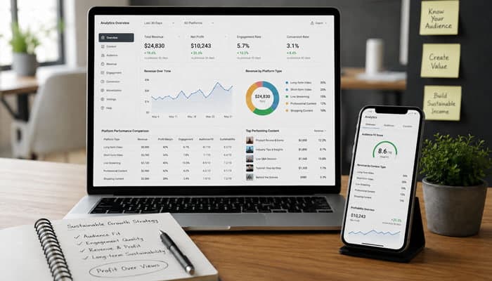 How to Choose the Most Profitable Platform - Startupeditor | Startup Editor What social media platform pays the most compared using revenue, profit, engagement and audience analytics.