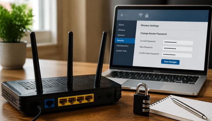 How to Reset a Router Password After Suspected Hacking - Startupeditor | Startup Editor How to reset a router password through the wireless security settings on a laptop
