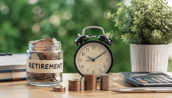 Retirement - Startupeditor | Startup Editor Which reason to invest resonates the most with you? Why? A retirement savings jar, clock, calculator, and stacked coins illustrate long-term planning.