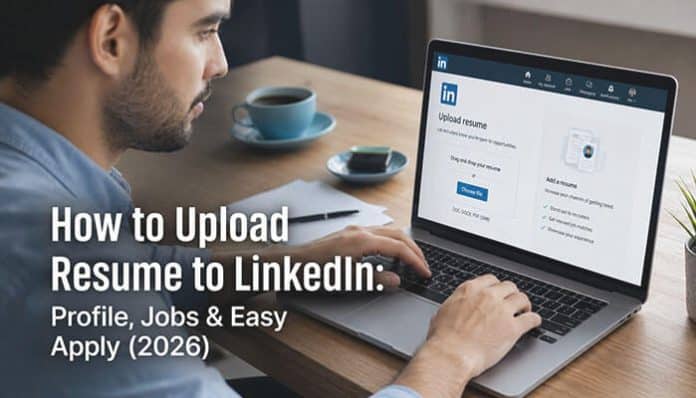 How to Upload Resume to LinkedIn by adding your CV to your profile, job applications, and Easy Apply settings to improve recruiter visibility in 2026.