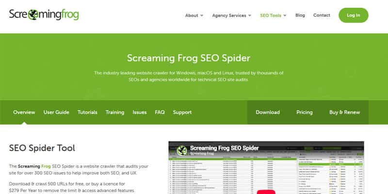 Screaming Frog - Best for Technical Competitor Audits - Startup Editor | Startup Editor Screaming Frog SEO Spider interface featured among the Best Free Competitor Analysis Tools in 2026 for crawling rival websites, auditing technical SEO, metadata, links, and site structure.