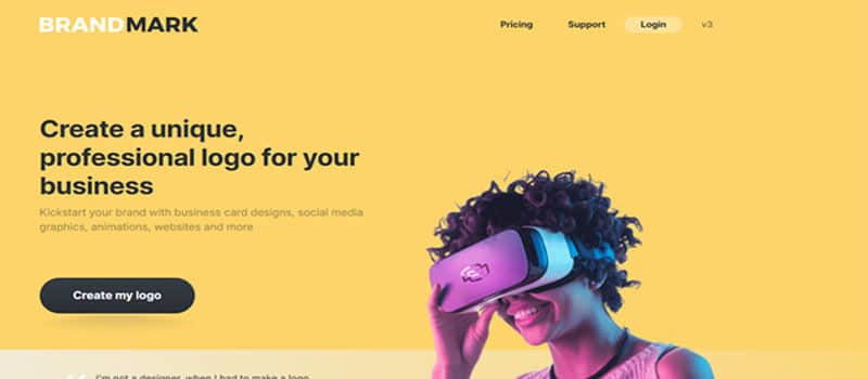Brandmark — Best One-Time Branding Package - Startup Editor | Startup Editor Best Branding Tools for Startups featuring Brandmark’s AI-powered logo maker for creating professional logos, brand identities, business cards, and social media graphics.