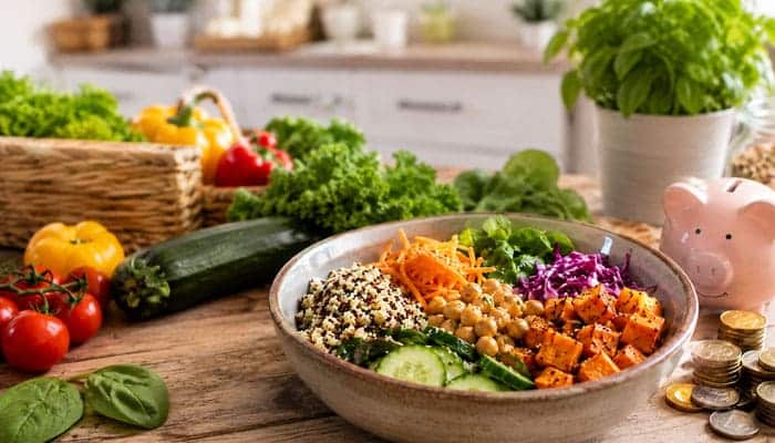 How to Follow FhthGoodFood Trends Without Spending Too Much - Startupeditor | Startup Editor FhthGoodFood Latest Trending Foods From FromHungerToHope showing an affordable grain and chickpea bowl with fresh seasonal vegetables.