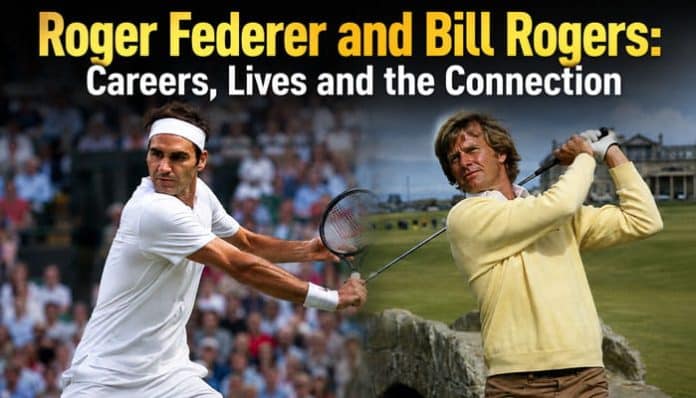 Roger Federer and Bill Rogers careers, lives and sporting connection