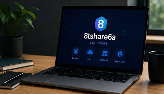 What Is 8tshare6a - Startupeditor | Startup Editor 8tshare6a software download interface displayed on a laptop screen