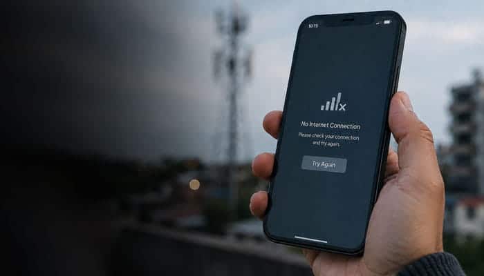 Why Is My Data Not Working - Startupeditor | Startup Editor Smartphone displaying “No Internet Connection” for the guide Why Is My Data Not Working