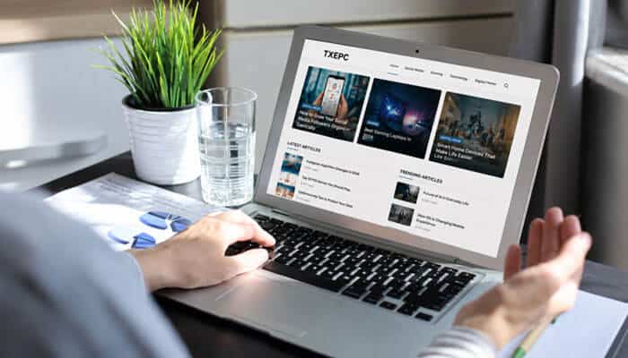 Which Social Articles TXEPC Are Worth Reading in 2026? - Startup Editor | Startup Editor Social Articles TXEPC website displayed on a laptop, featuring digital content, trending articles, technology topics, and social-media resources.