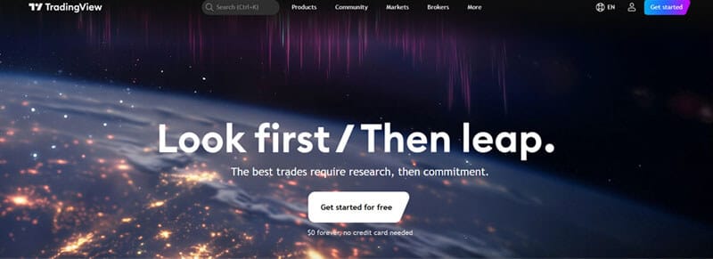 TradingView - TradingView | Startup Editor TradingView interface used alongside the Abraham Quiros Villalba AI Tool for AI-assisted market research, technical analysis, financial charting, and investment decision support.