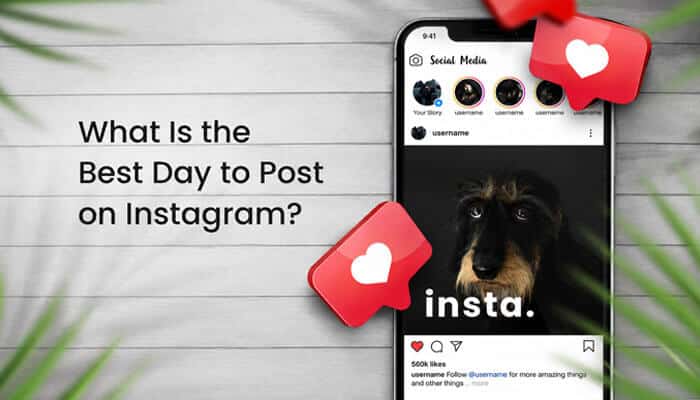 What Is the Best Day to Post on Instagram? - Startup Editor | Startup Editor Best Times to Post on Instagram in 2026 concept featuring a social media profile, engagement icons, and a question about the best posting day.