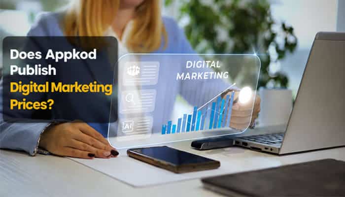 Does Appkod Publish Digital Marketing Prices? - Startup Editor | Startup Editor Digital Marketing Service Appkod Explained with digital analytics and growth charts illustrating Appkod pricing questions and marketing service evaluation.