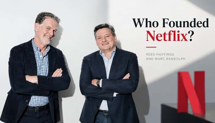Who Founded Netflix - Startupeditor | Startup Editor Who owns Netflix today compared with founders Reed Hastings and Marc Randolph