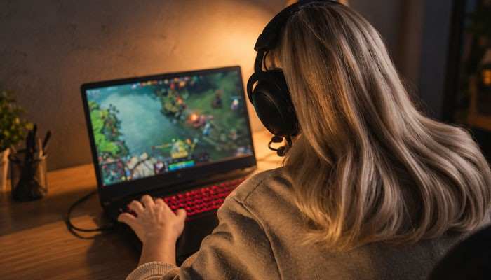 What Are Dabloons on Freeznova? - Startup Editor | Startup Editor What Is Freeznova gaming experience showing a player enjoying browser games and online entertainment on a laptop device
