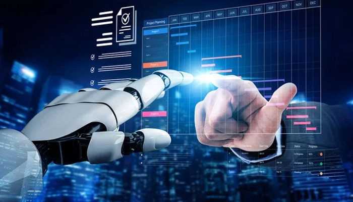 How to Evaluate an NSFW AI Platform - Startup Editor | Startup Editor NSFW AI and artificial intelligence automation concept showing robot and human collaboration with digital analytics interface, synthetic media technology, and AI safety research