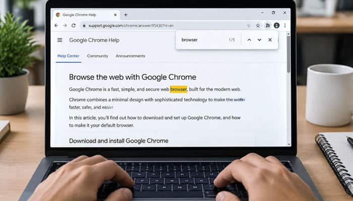 How to Search for a Word on a Page in Google Chrome - Startup Editor | Startup Editor How to Search for a Word on a Page in Google Chrome by using the Find in Page feature to highlight matching words inside a webpage.