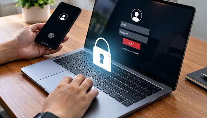 Why Does the Account Keep Locking After You Unlock It? - Startup Editor | Startup Editor The Referenced Account Is Currently Locked Windows login problem with laptop, password screen, and account security lock icon